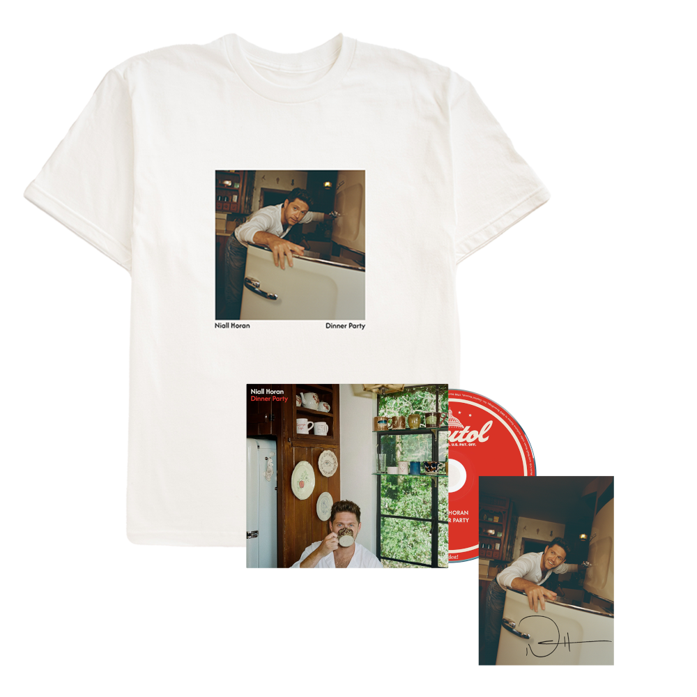 Dinner Party CD + Photo Tee + Signed Art Card - Niall Horan