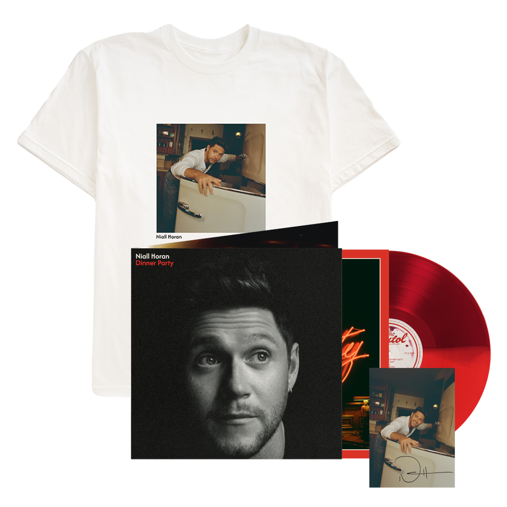 Dinner Party Red Booth Edition Vinyl + Photo Tee + Signed Art Card