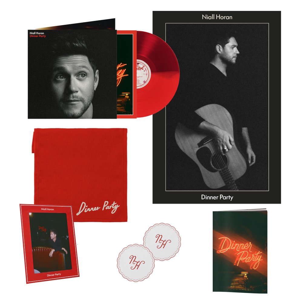 Dinner Party Red Booth Edition Vinyl + Signed Art Card - Niall Horan