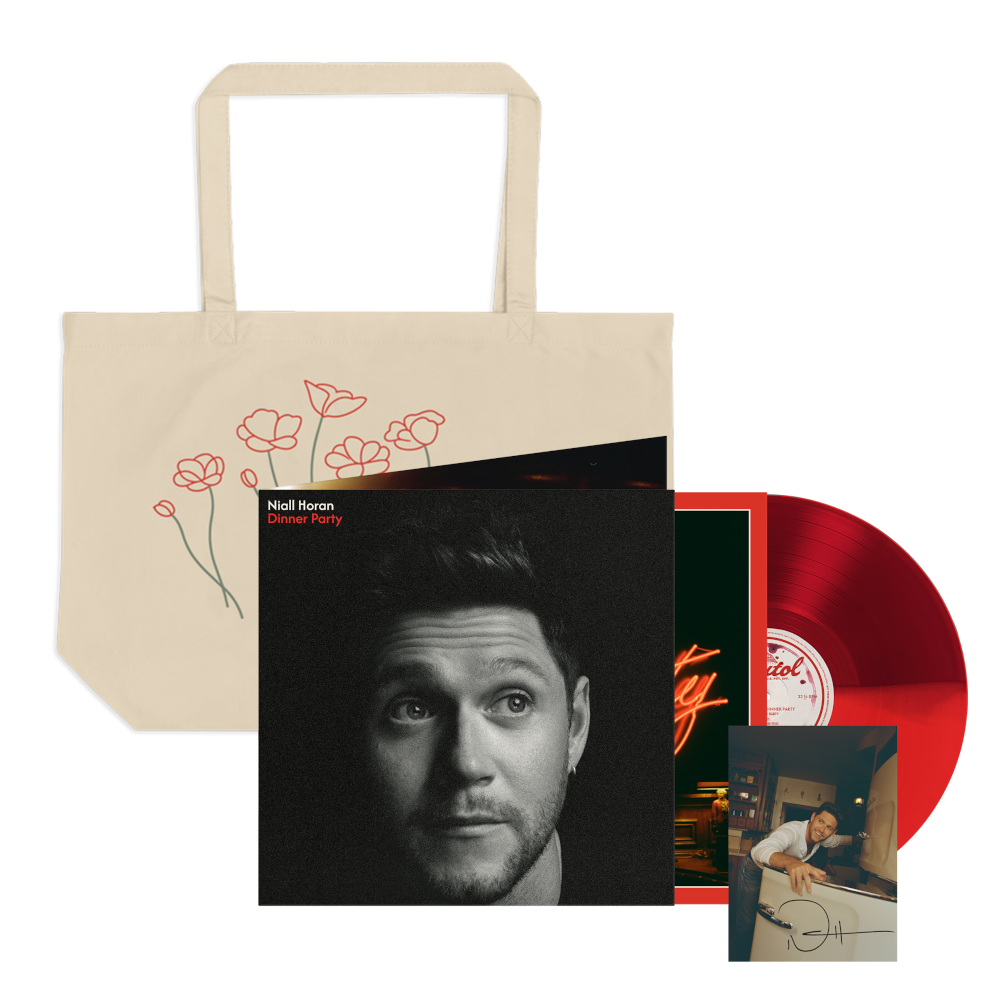 Dinner Party Red Booth Edition Vinyl + Tote + Signed Art Card
