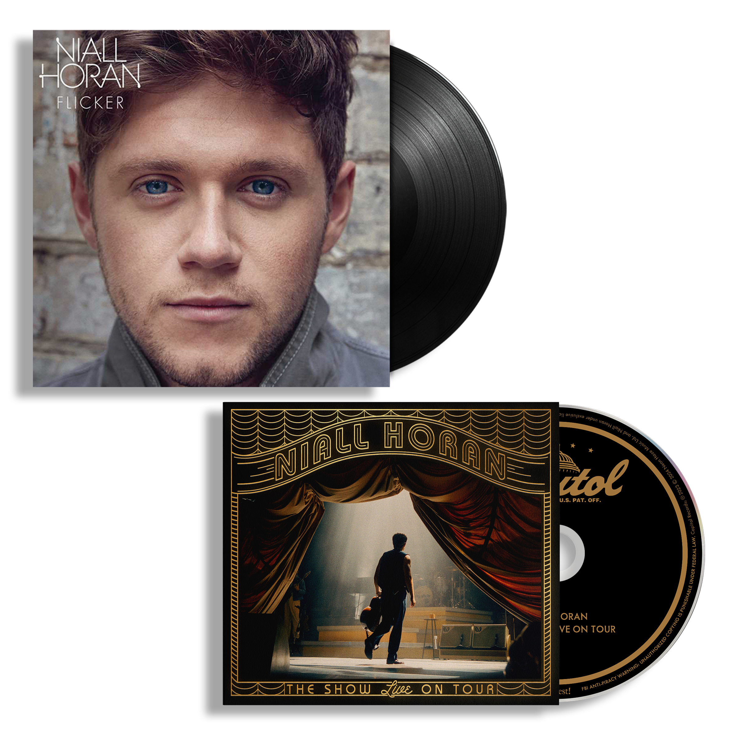 Flicker Vinyl + ﻿Live at Madison Square Garden CD bundle - Niall Horan