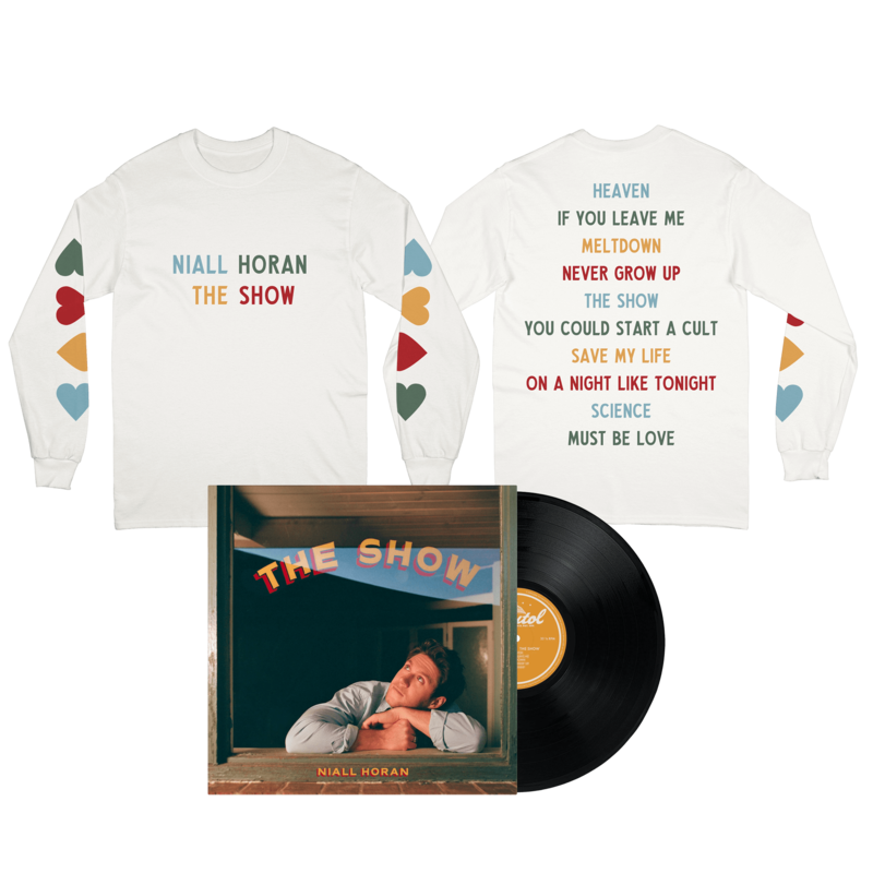 The Show by Niall Horan - LP + Tracklist Long Sleeve Bundle - shop now at Niall Horan store