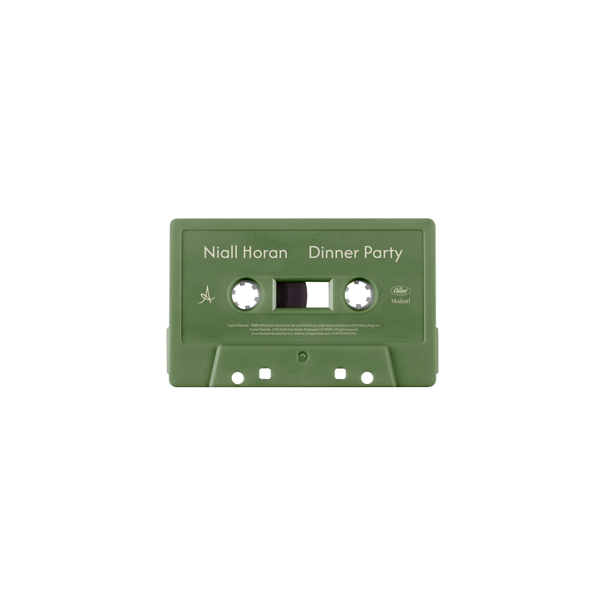 Niall Horan Dinner Party Sage Cassette + Signed Art Card Sage Cassette + Signed Art Card 438833