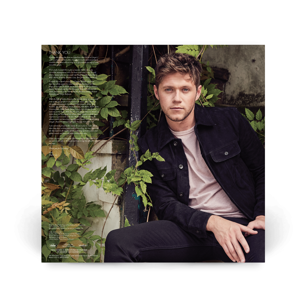 Niall Horan Flicker Blue & White Swirl LP 424124